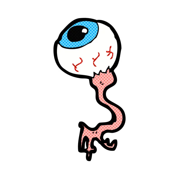 Comic cartoon gross eyeball — Stock Vector