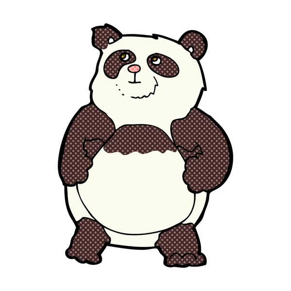 Panda de dibujos animados cómicos — Archivo Imágenes Vectoriales