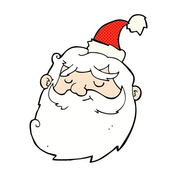 Комический карикатурный Санта-Клаус — стоковый вектор