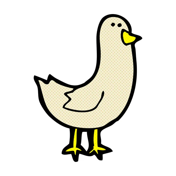 Komiksově kreslenou pták — Stockový vektor