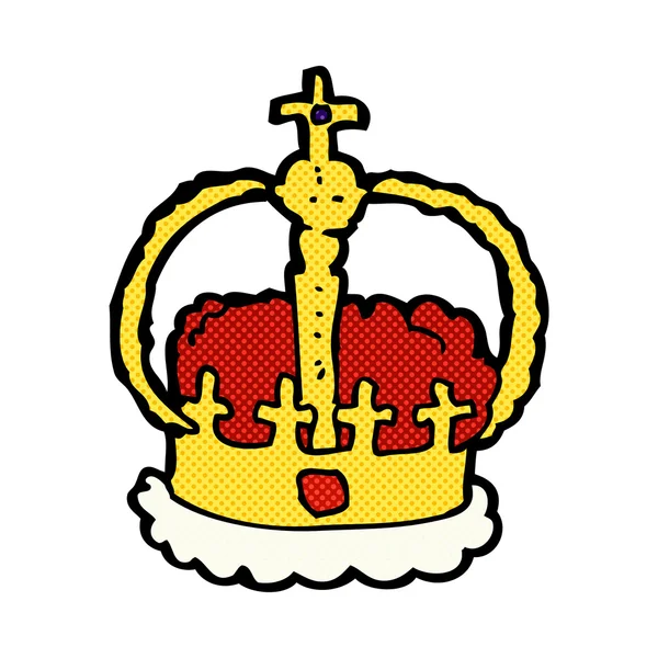 Komiska cartoon crown — Stock vektor