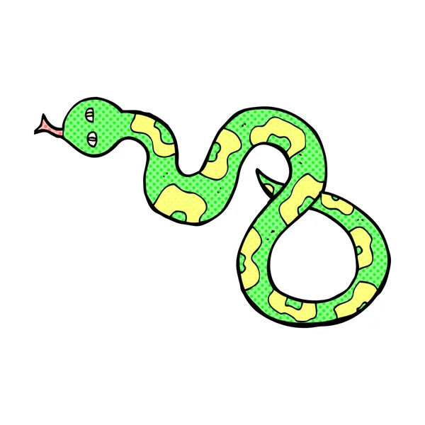 Bande dessinée serpent — Image vectorielle