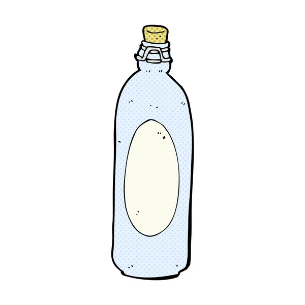 Kartun komik botol tradisional - Stok Vektor