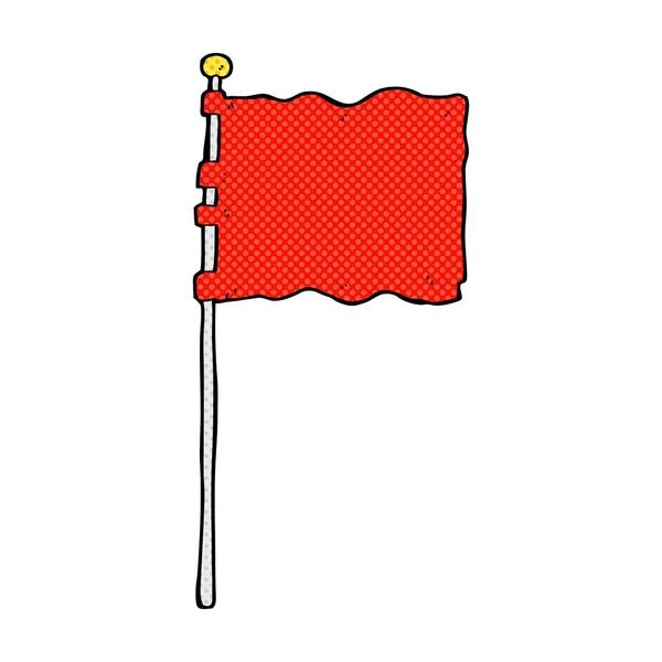 Флаг размахивания комиксами — стоковый вектор