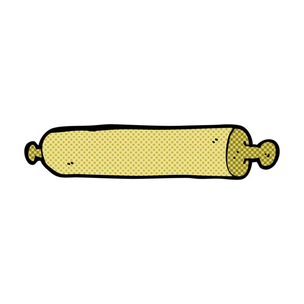 Comic cartoon rolling pin — стоковый вектор