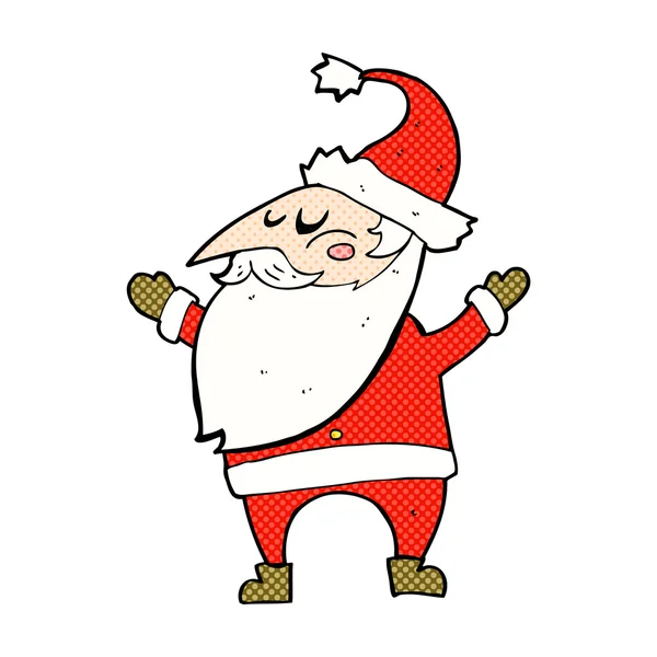 Bande dessinée santa claus — Image vectorielle