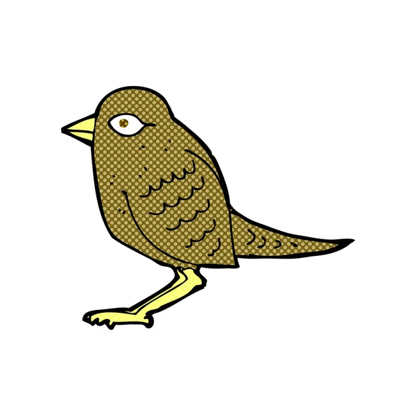 Komiks kreskówka ogród ptak — Wektor stockowy