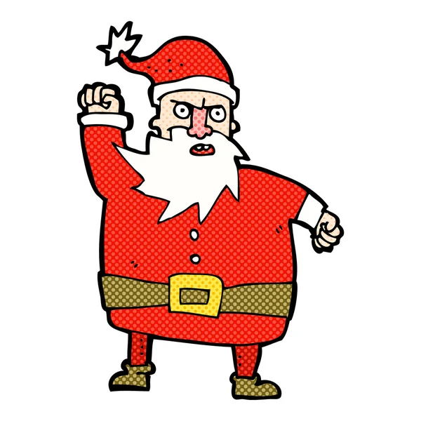 Banda desenhada santa claus —  Vetores de Stock