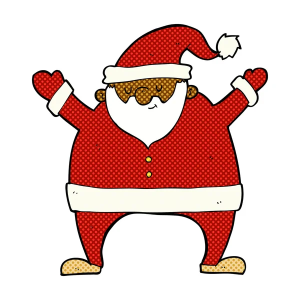 Bande dessinée santa claus — Image vectorielle