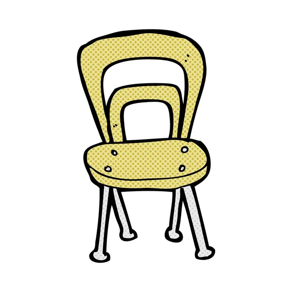 Chaise de dessin animé comique — Image vectorielle