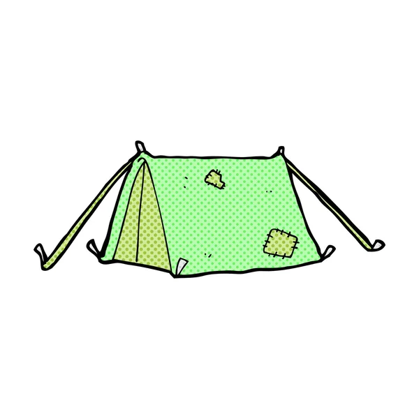 Comic cartoon traditional tent — Stock Vector
