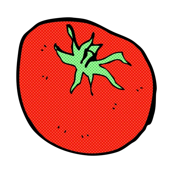 Tomate de dibujos animados cómicos — Vector de stock