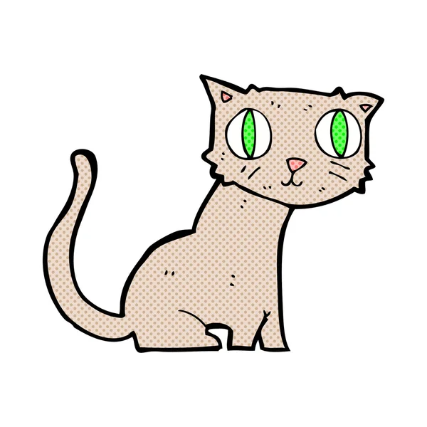 Komické Kreslená kočka — Stockový vektor