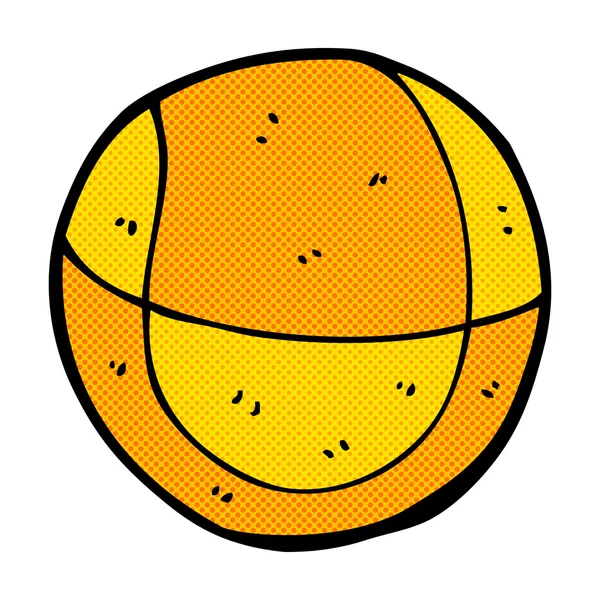 Baloncesto cómico de dibujos animados — Vector de stock