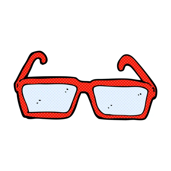 Komik karikatür gözlükler — Stok Vektör