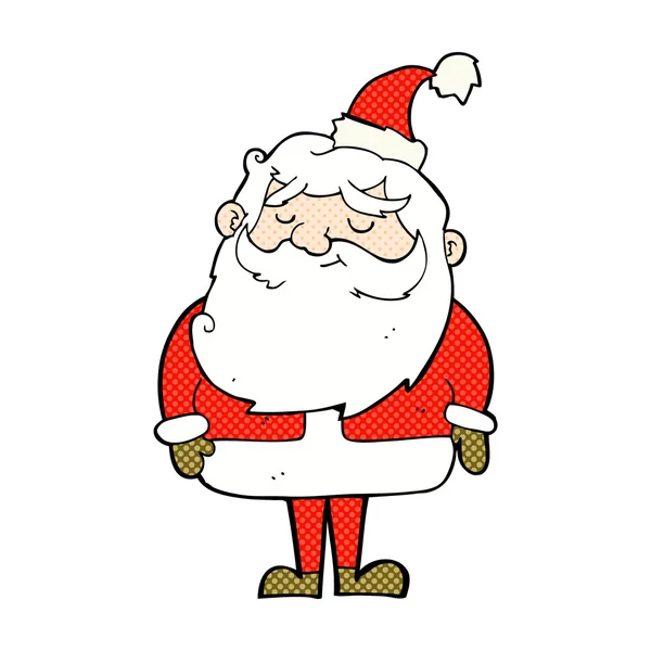 Banda desenhada santa claus — Vetor de Stock