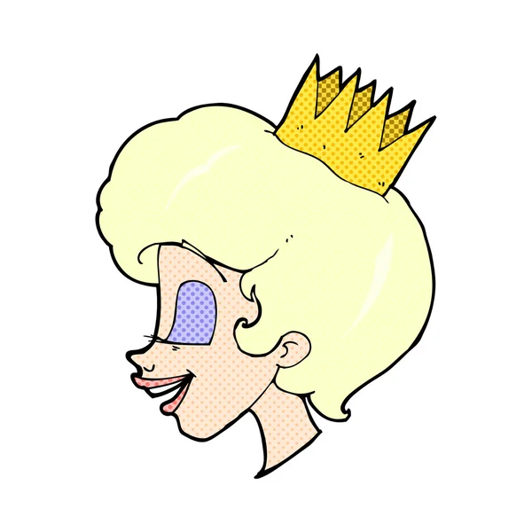Bande dessinée princesse — Image vectorielle