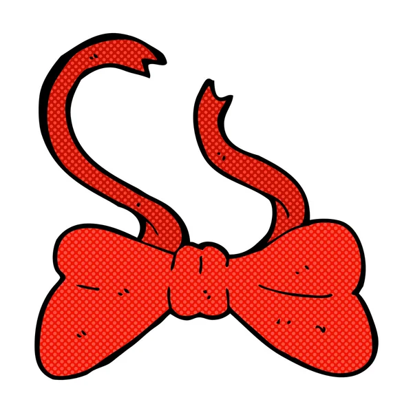Comic cartoon bow tie — Stock Vector