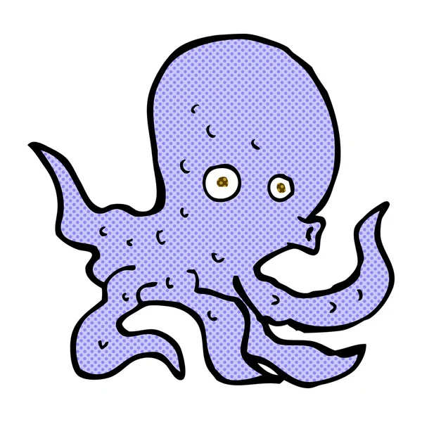 Strip cartoon octopus — Stockvector