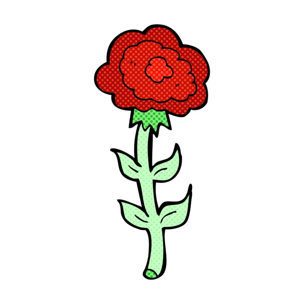 Desene animate trandafir — Vector de stoc