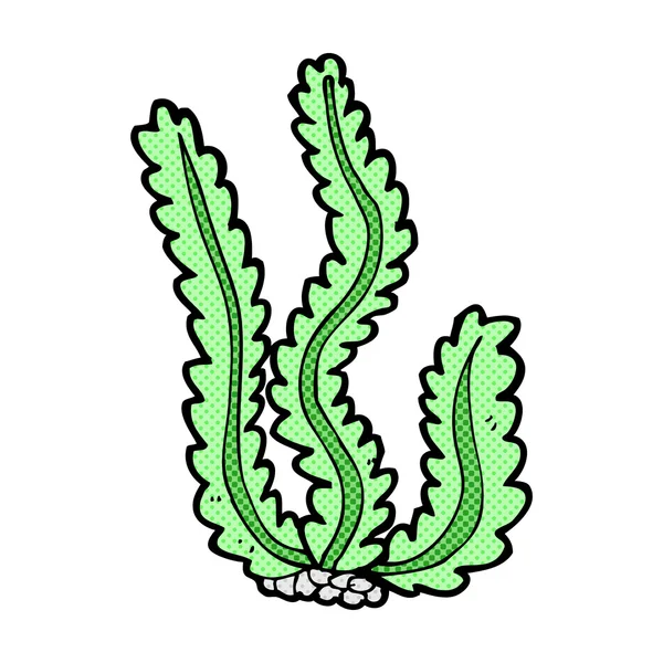 Bande dessinée algues marines — Image vectorielle