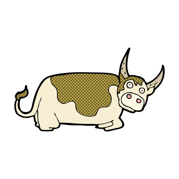 Komiska cartoon bull — Stock vektor