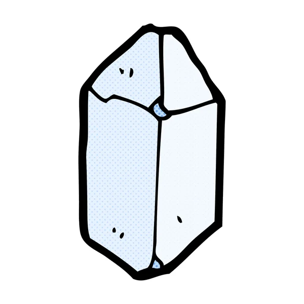 Comic cartoon crystal — Stock Vector