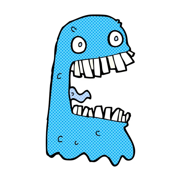 Comic cartoon gross ghost — Stock Vector