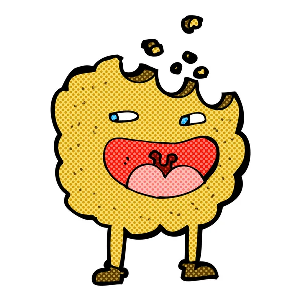 Personaje de dibujos animados comic cookie — Vector de stock