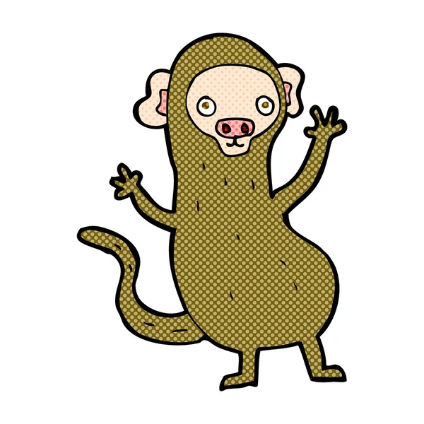 Macaco de banda desenhada — Vetor de Stock