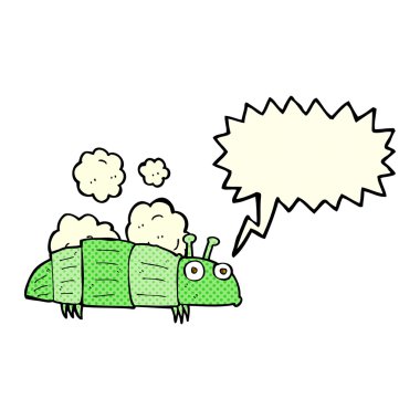 Konuşma baloncuklu çizgi film hatası