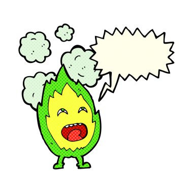 Konuşma balonlu çizgi film karakteri