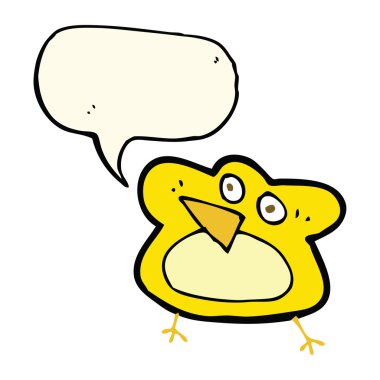 Konuşma balonlu komik çizgi film Robin