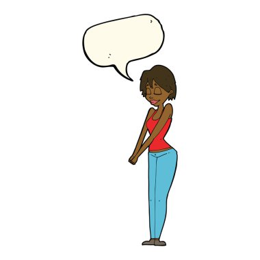 çizgi film içerik kadınla konuşma balonu