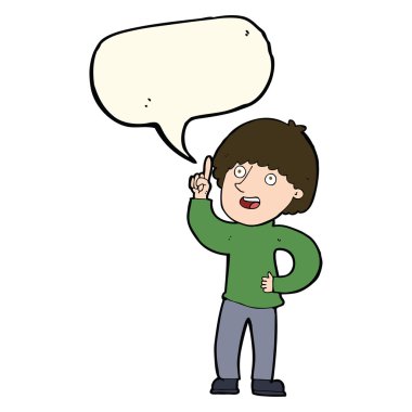 Konuşma baloncuğu fikri olan çizgi film adamı.