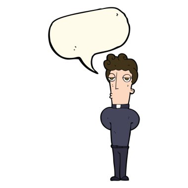 konuşma balonu rahiple çizgi film