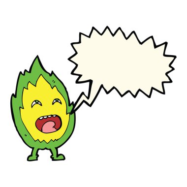 Konuşma balonlu çizgi film karakteri