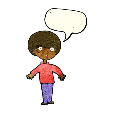 Çizgi film adamı konuşma balonuyla şaşırttı.