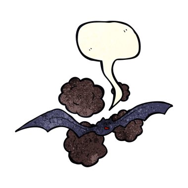 Konuşma baloncuklu çizgi film sopası