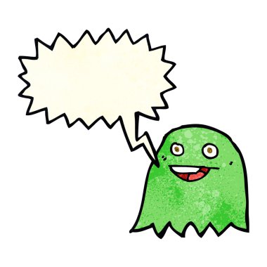 çizgi film ghost ile konuşma balonu