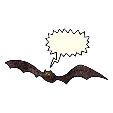 Konuşma baloncuklu çizgi film sopası