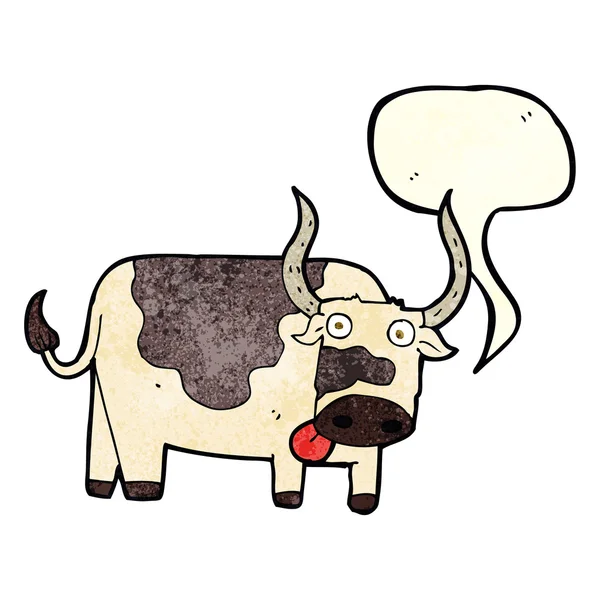 Cartoon-Bulle mit Sprechblase — Stockvektor