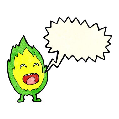 Konuşma balonlu çizgi film karakteri