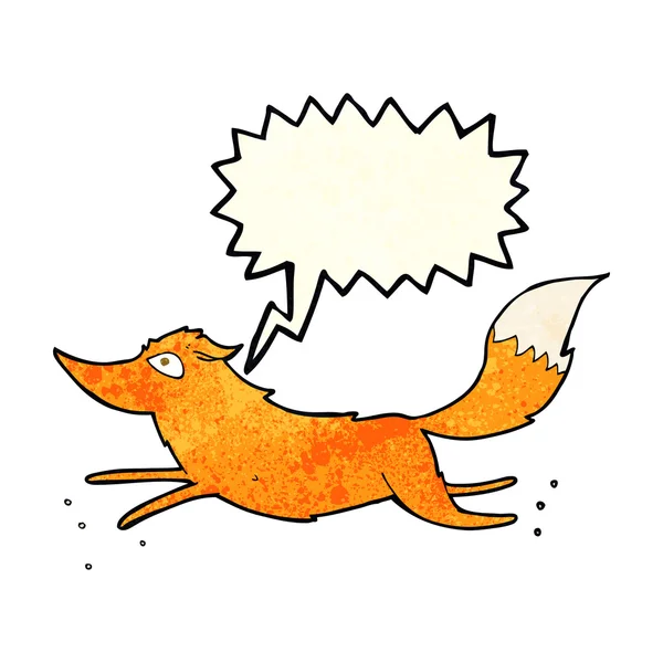 Kreslený fox s balónem — Stockový vektor