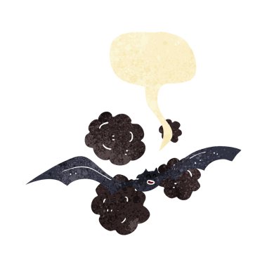 Konuşma baloncuklu çizgi film sopası