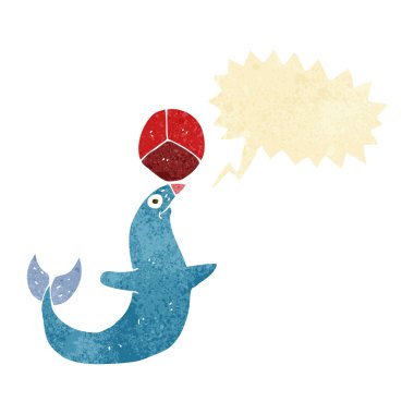 karikatür konuşma baloncuğuyla mühür basıyor