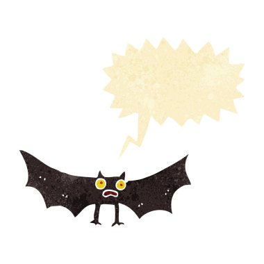 Konuşma baloncuklu çizgi film sopası