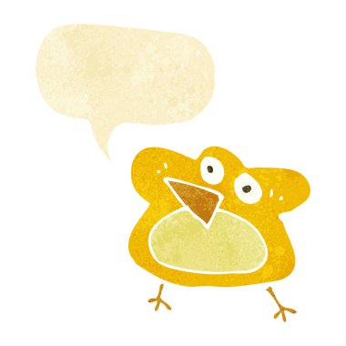 Konuşma balonlu komik çizgi film Robin