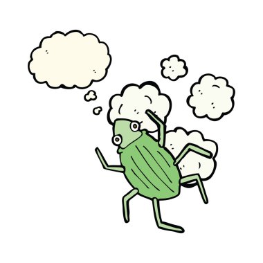 Düşünce baloncuklu çizgi film hatası