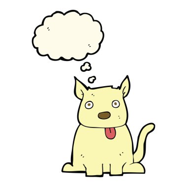 çizgi film eski fışkırmak şişe düşünce balonu ile